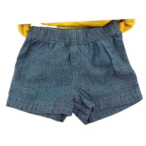 Carter's | Infant Boy's Summer Clothing Set | Yellow & Blue | 6 Months - Picture 3 of 3